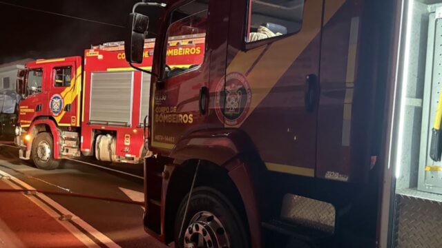 Bombeiros realizaram o atendimento no local