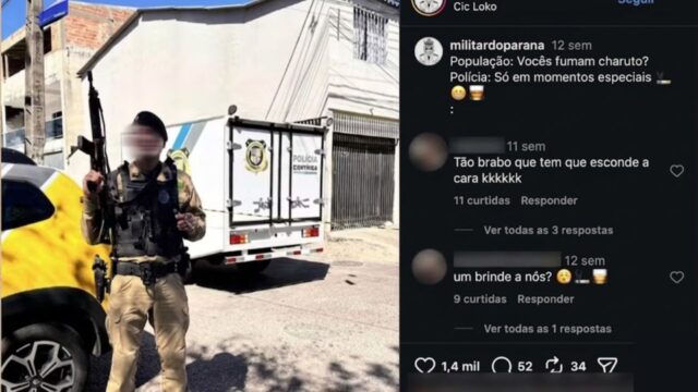Perfil que divulgava violência explícita envolvendo PMs do Paraná é alvo de investigação