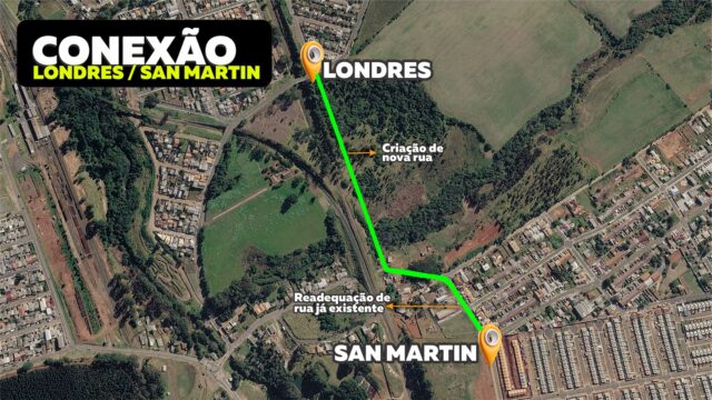 Prefeitura lança licitação para criar a conexão Londres-San Martin