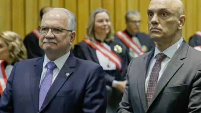 Fachin rejeitou pedido de Moraes e decide separar em duas sessões o julgamento da crise do STF (Foto: STF)