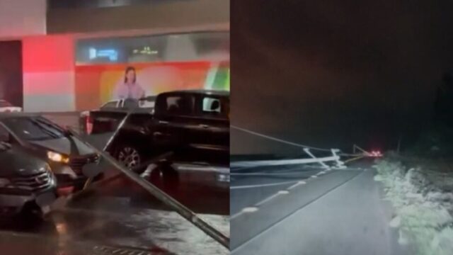 Imagem referente a Rajadas de vento ultrapassam 100 km/h durante temporais em cidade do Paraná